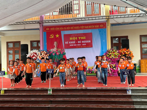 Hội thi "Bé khỏe - Bé ngoan" năm học 2024-2025